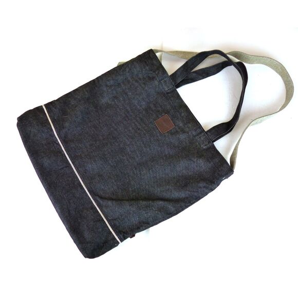 Flying Horse London Selvedge Indigo Denim Tote Bag Liberty Fairs NWT Workwear - Picture 8 of 15